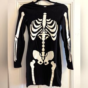 Black Skeleton Body-con Dress